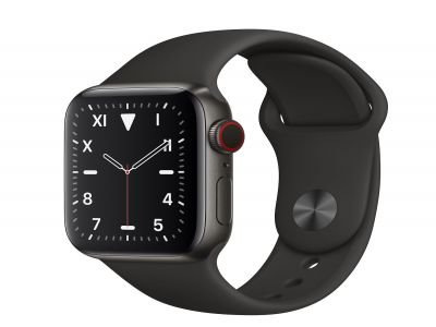 Apple Watch Space Black Titanium 40mm with Sport Band 2019